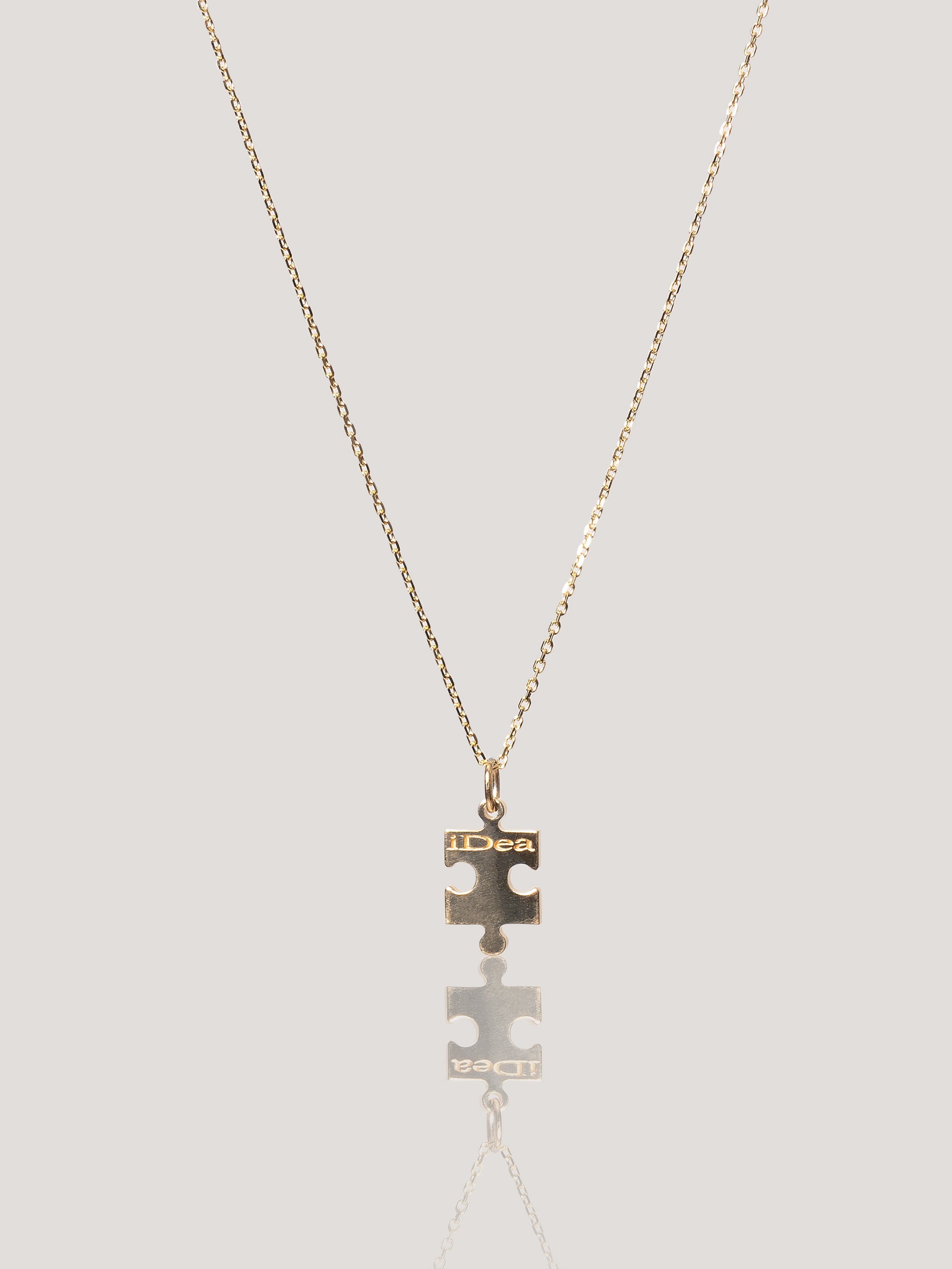 PUZZLE NECKLACE (Yang) - Brass Gold – IDEASWAM