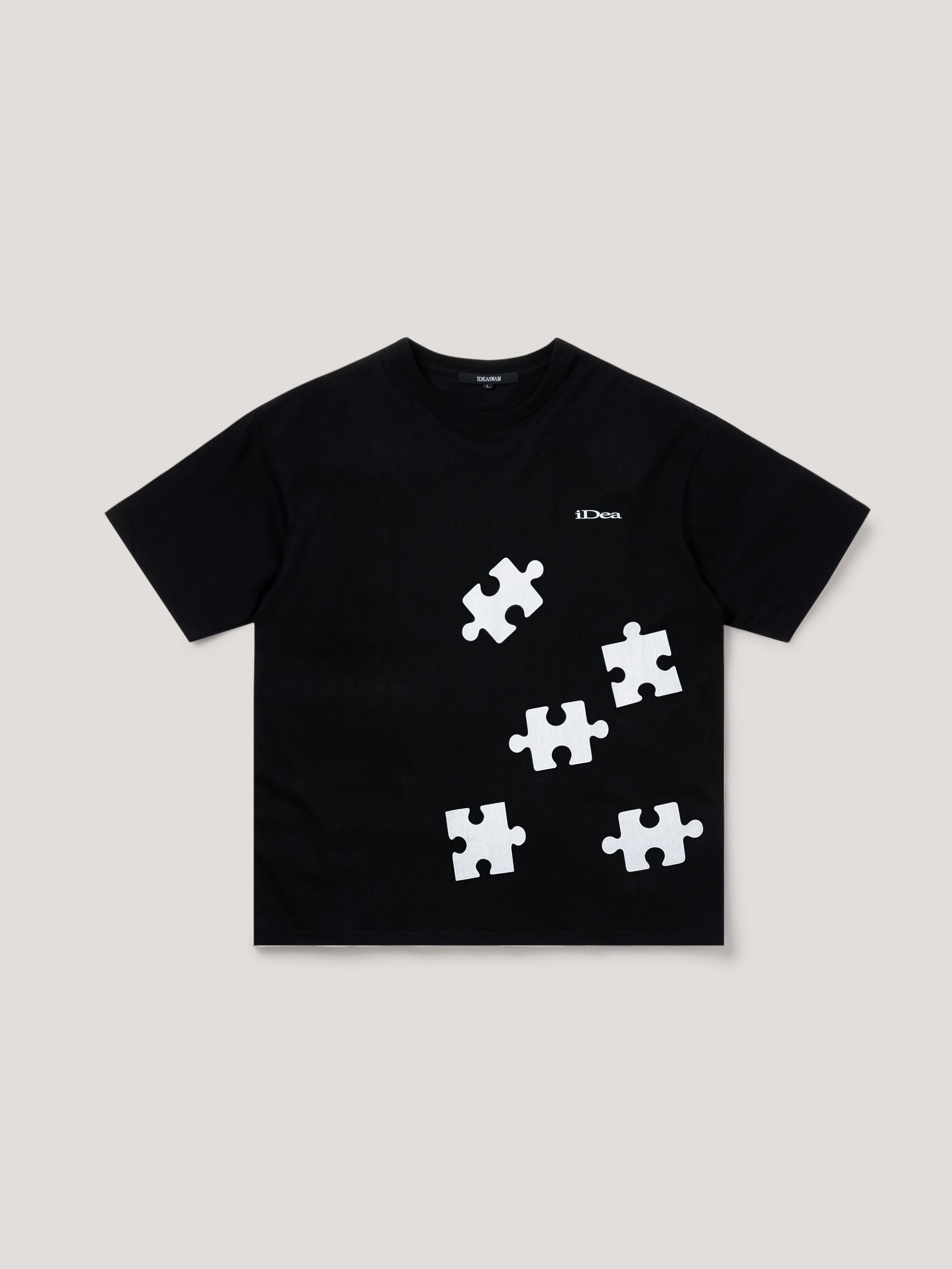 Puzzle Tee (Black) – IDEASWAM