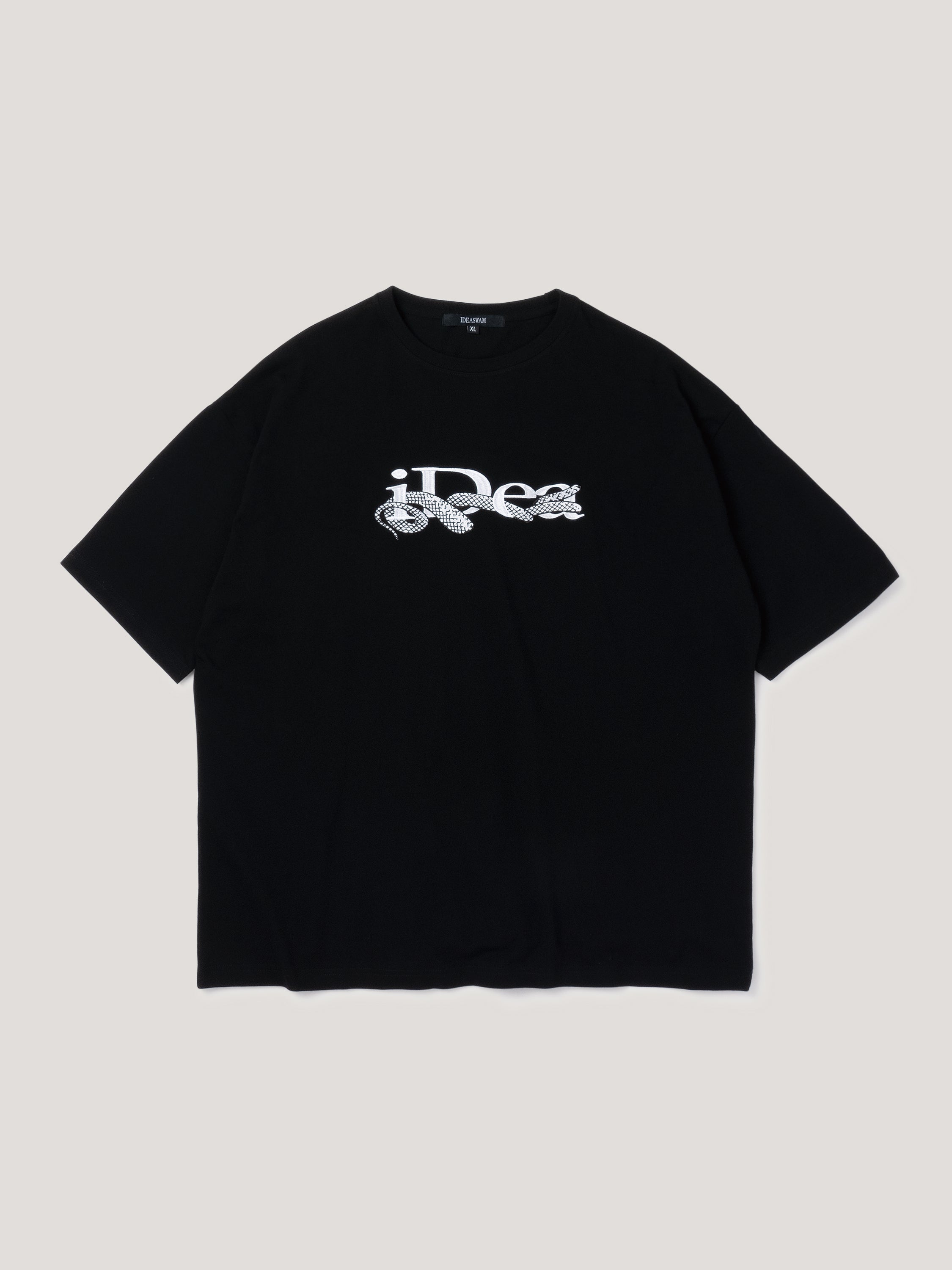 人気のファッションブランド！ OUROBOROS LOGO IDEASWAM – 22SS (Black) TEE トップス