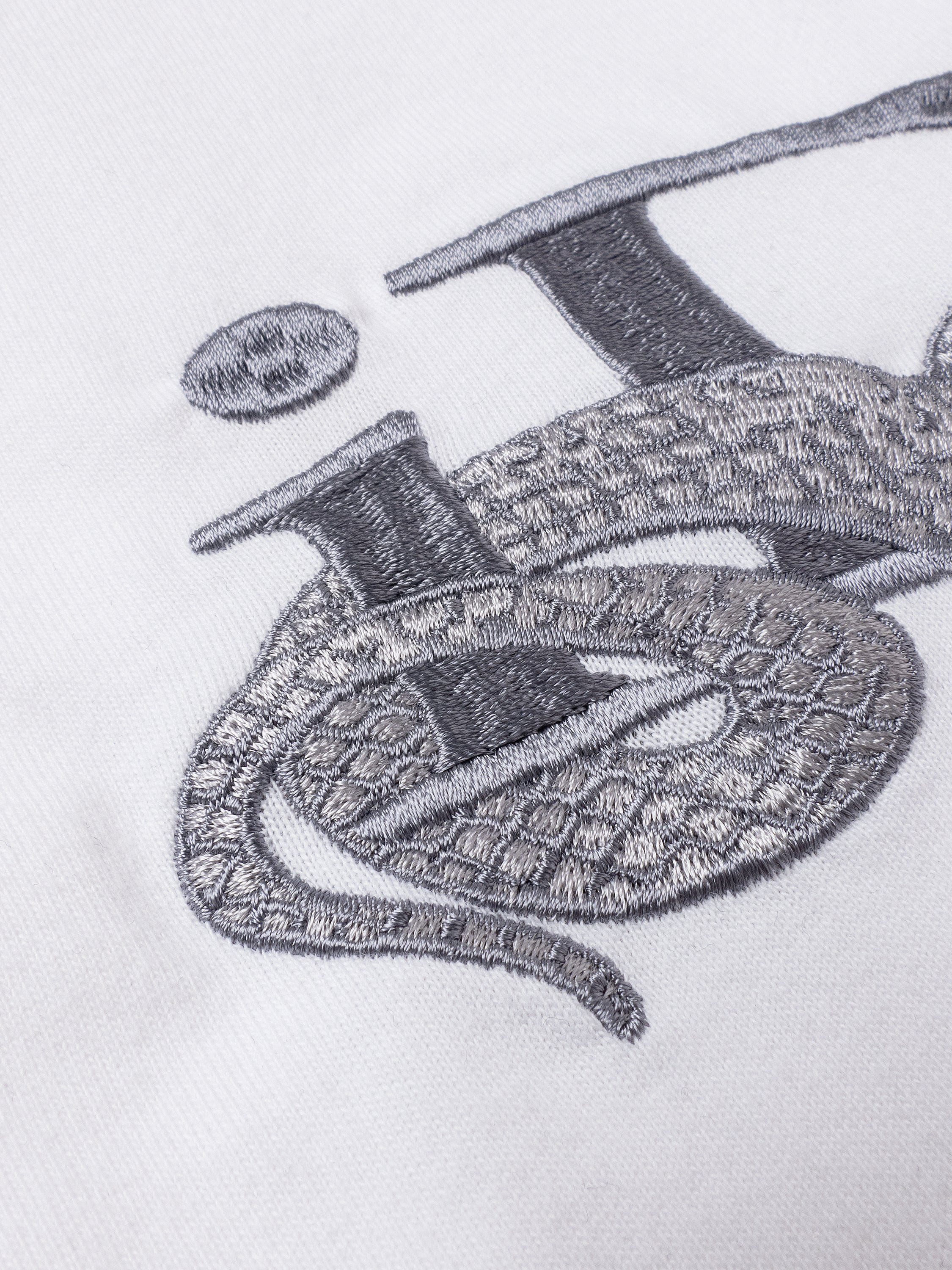 Snake Logo Tee (White)