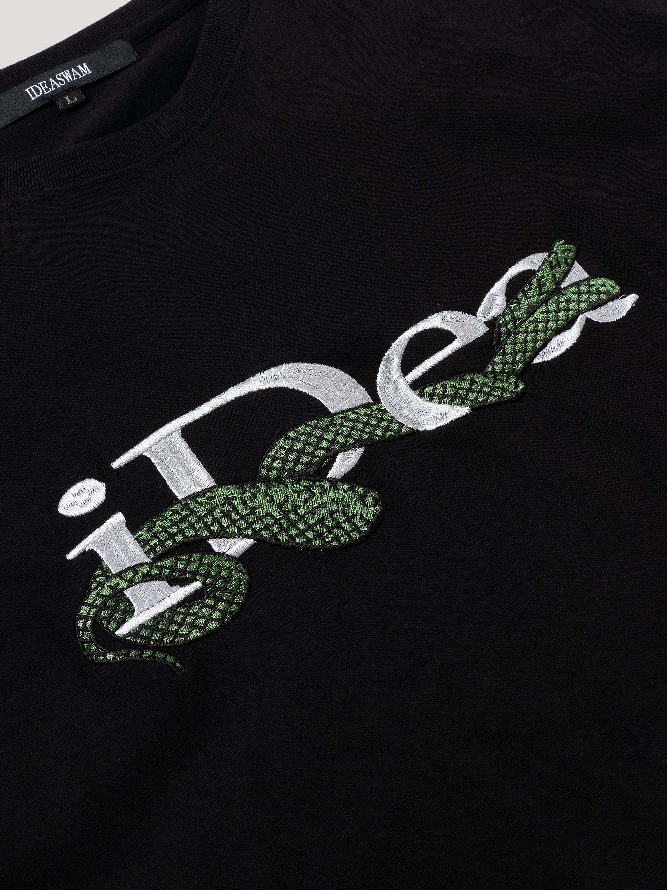 ideaswam snake logo t-shirt ホワイト+climax77.fr