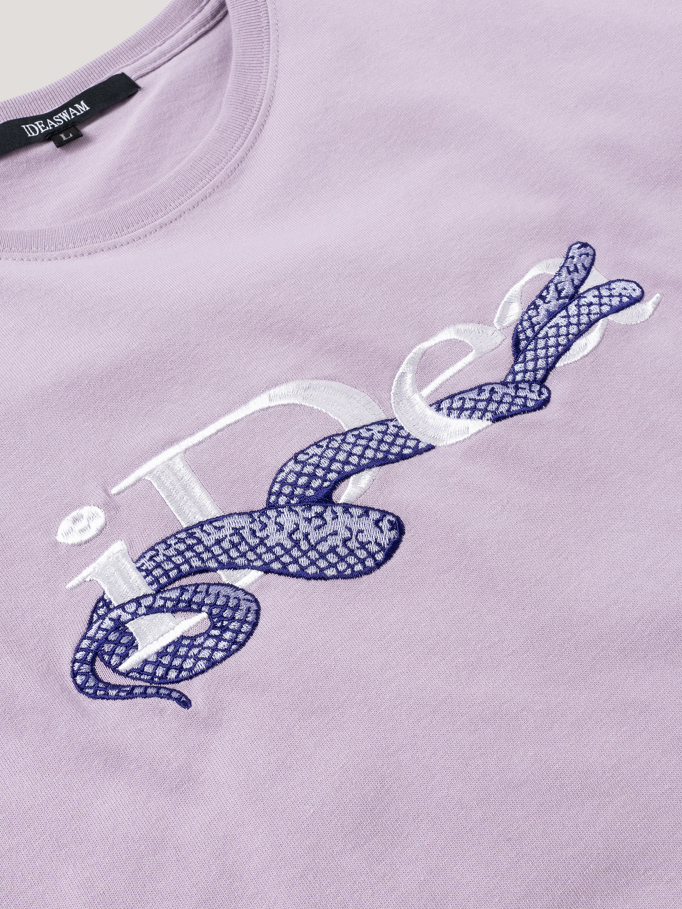 Snake Logo Tee (Smokey Purple)