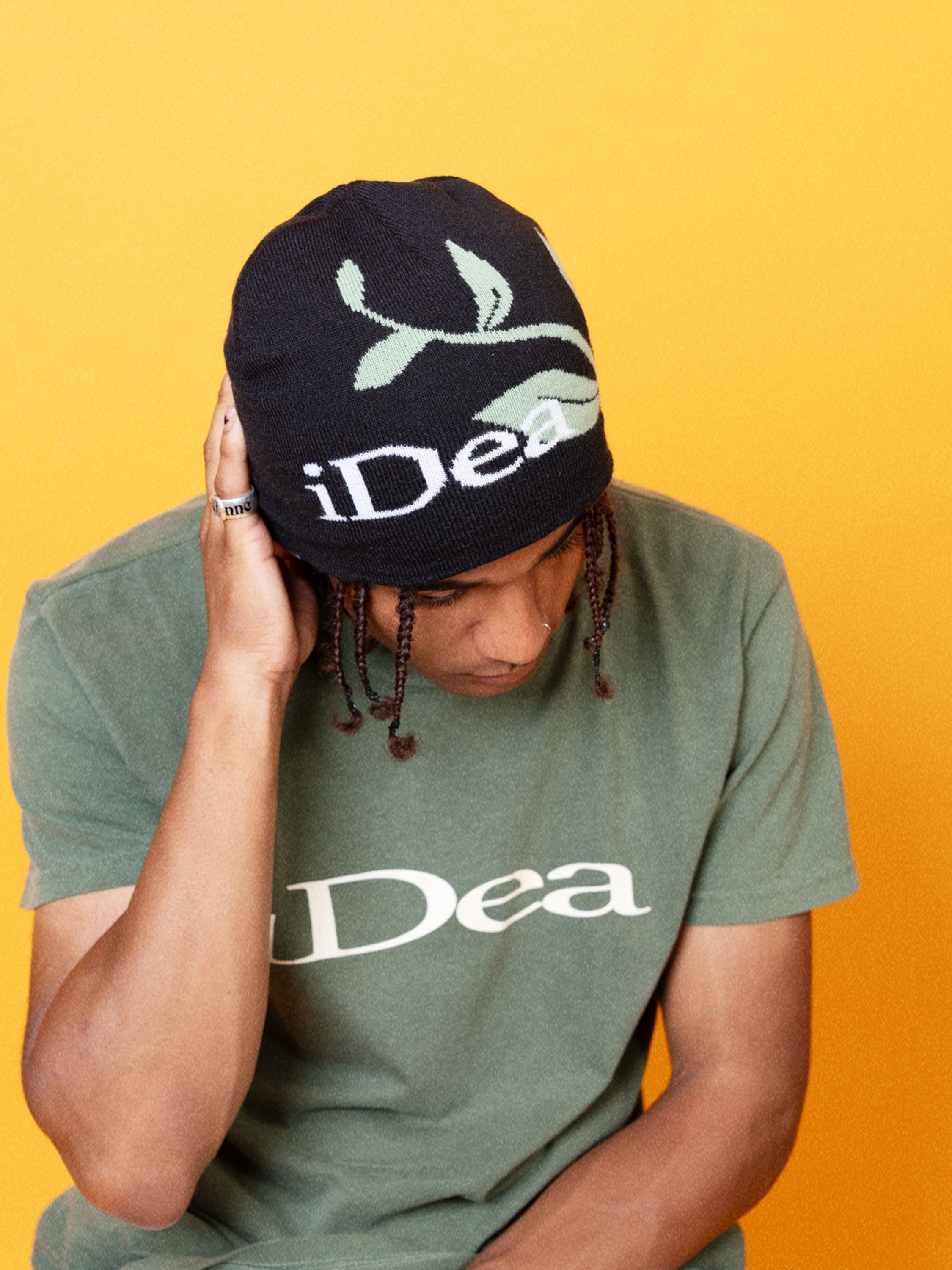 Birth Of idea Beanie (Black) – IDEASWAM