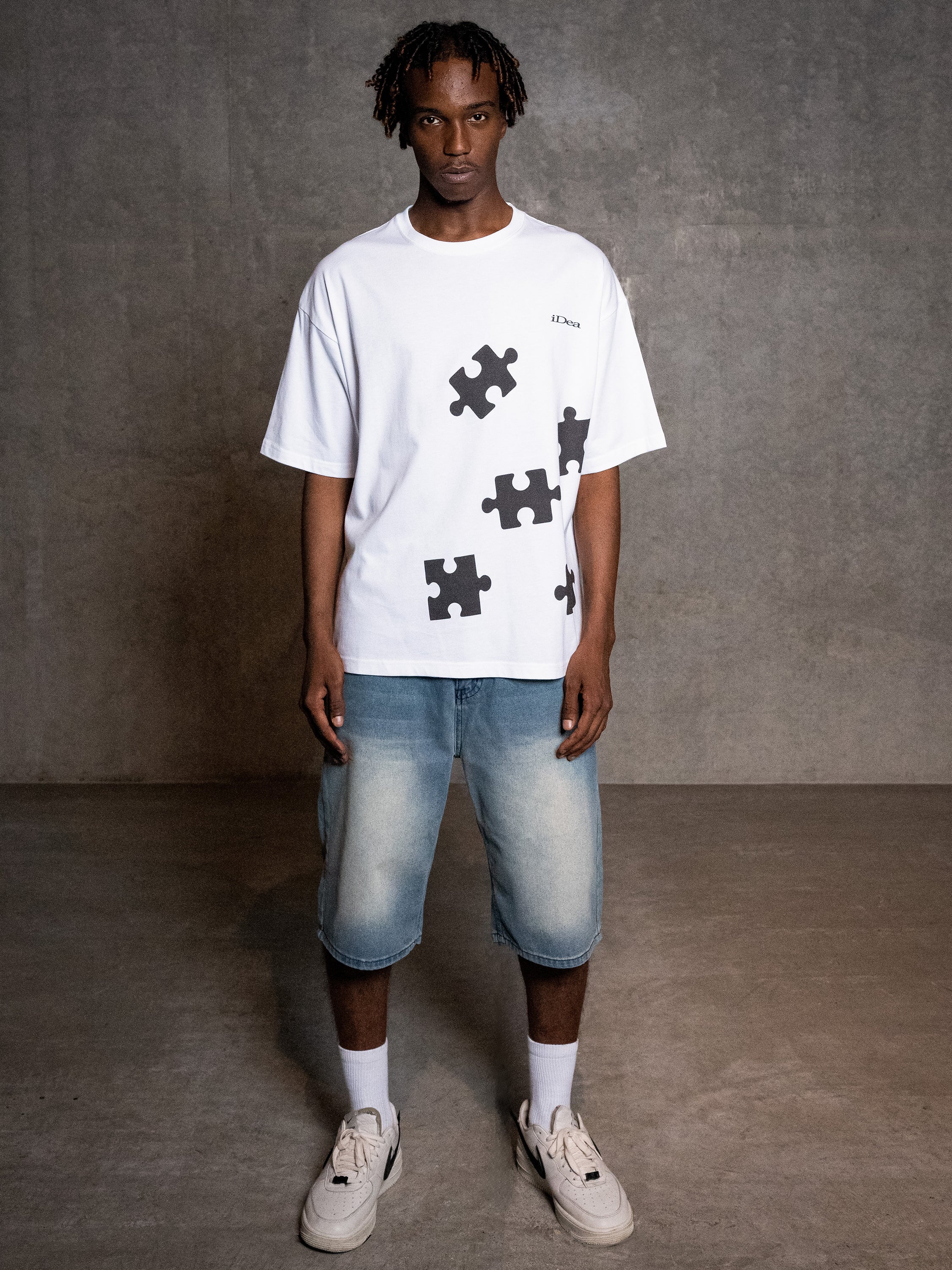 Puzzle Tee (White) – IDEASWAM