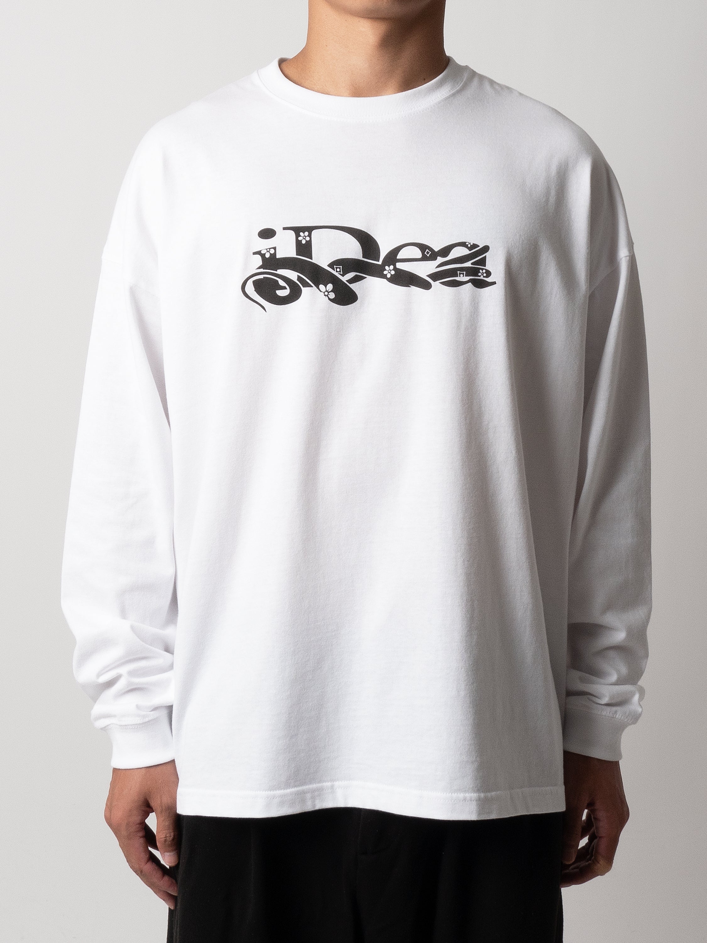 Idea Blossoms Logo L/S Tee (White) – IDEASWAM