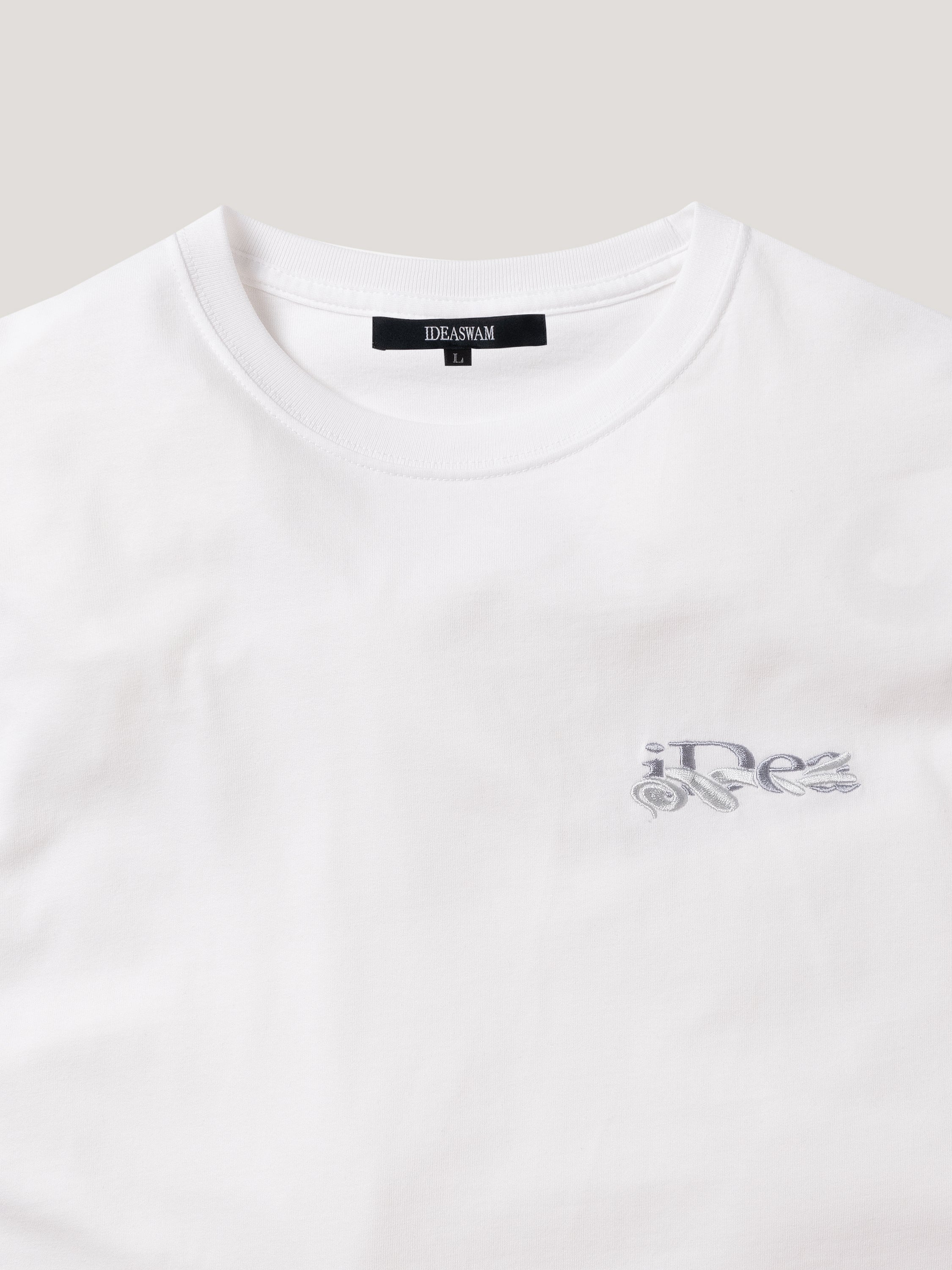 OUROBOROS SMALL LOGO TEE (White) – IDEASWAM