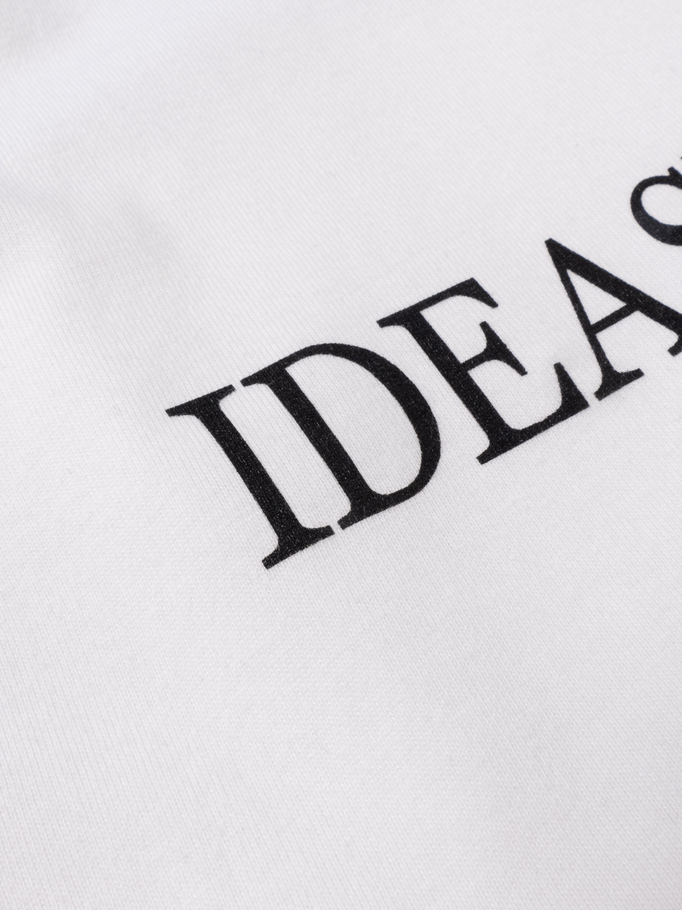 IDEASWAM iDea ロゴプリント Tシャツ S ホワイト IDEASWAM iDea ロゴプリント Tシャツ S ホワイト - メルカリ