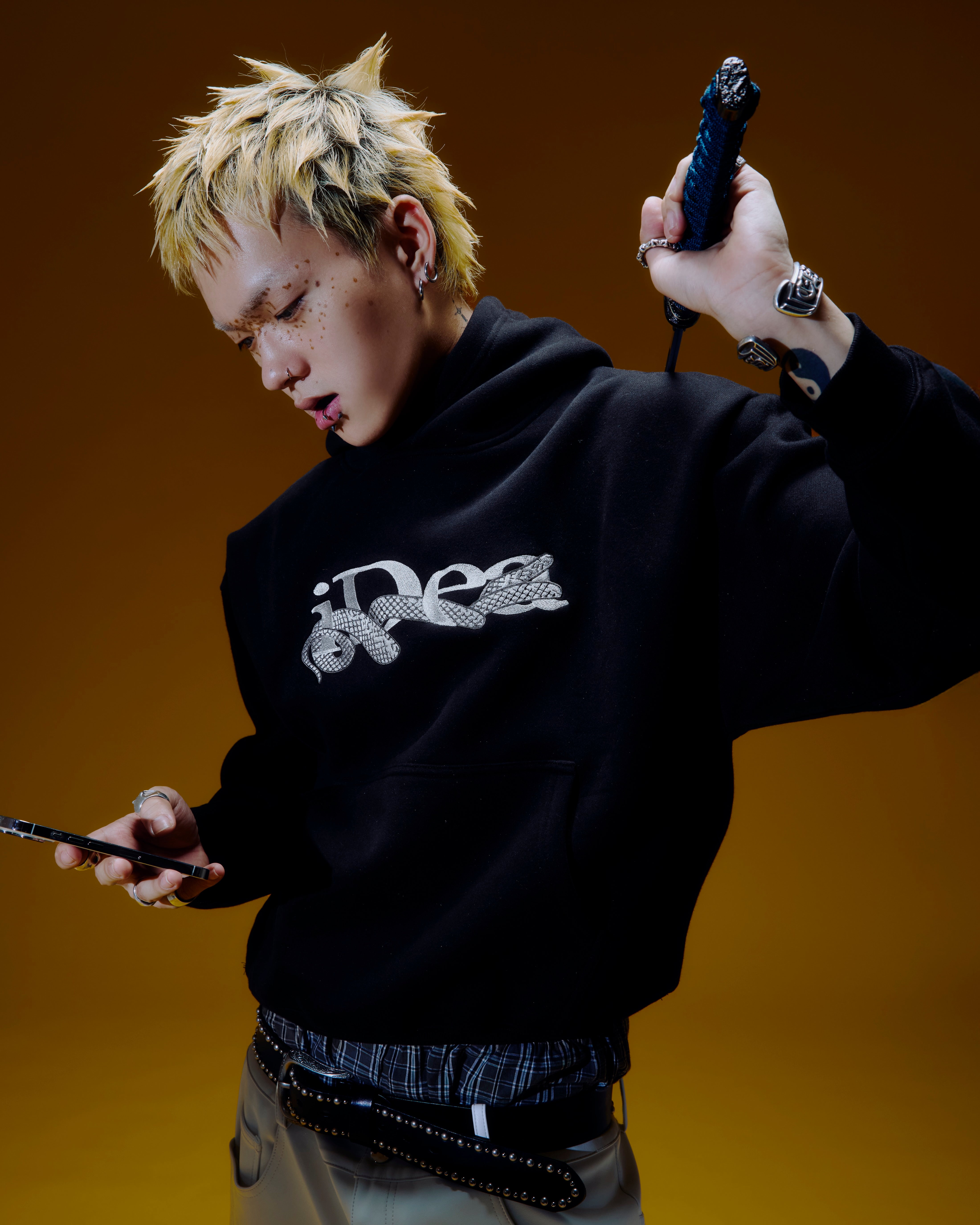 OUROBOROS HOODIE (Black) – IDEASWAM