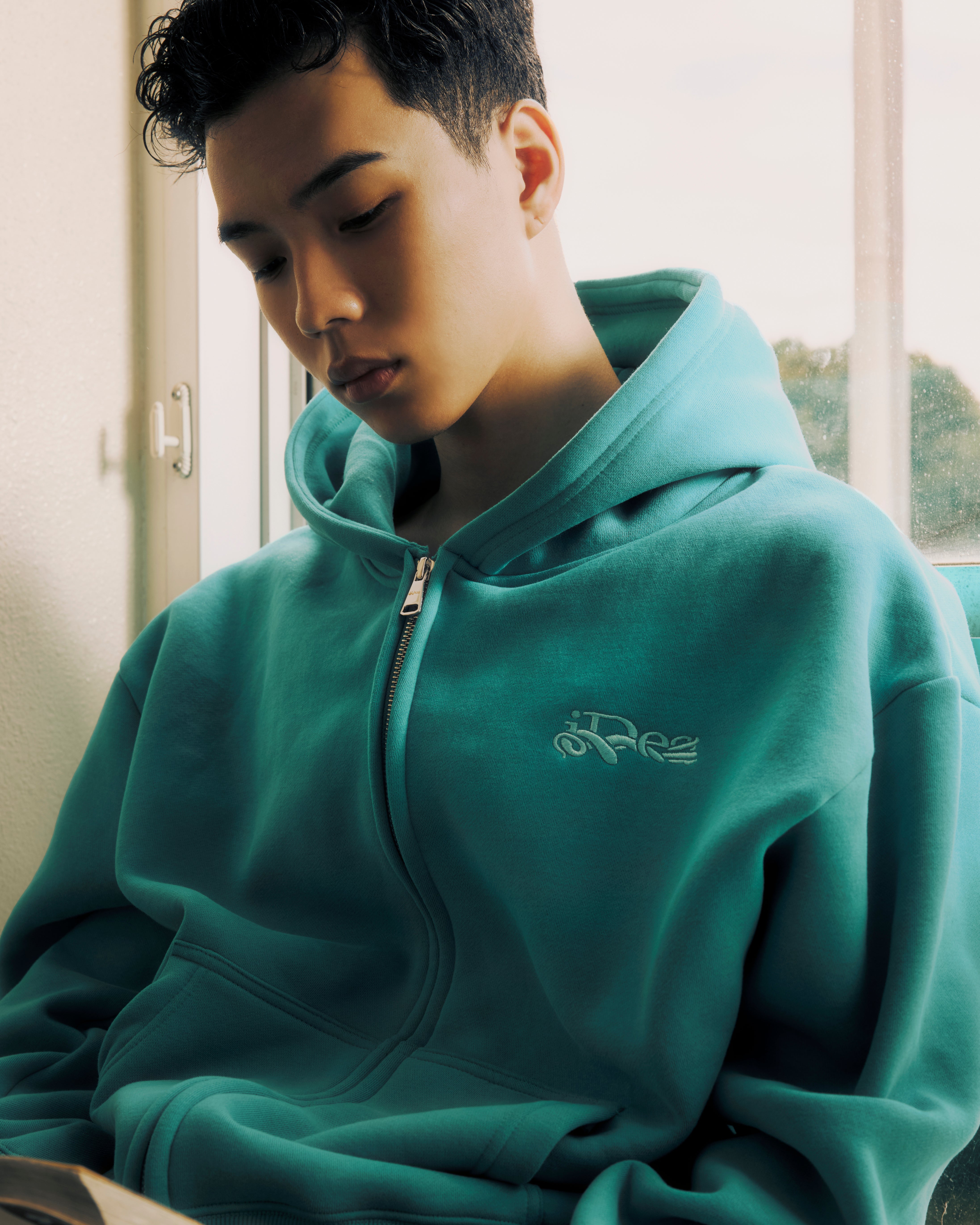 OUROBOROS ZIP HOODIE (Blue) – IDEASWAM