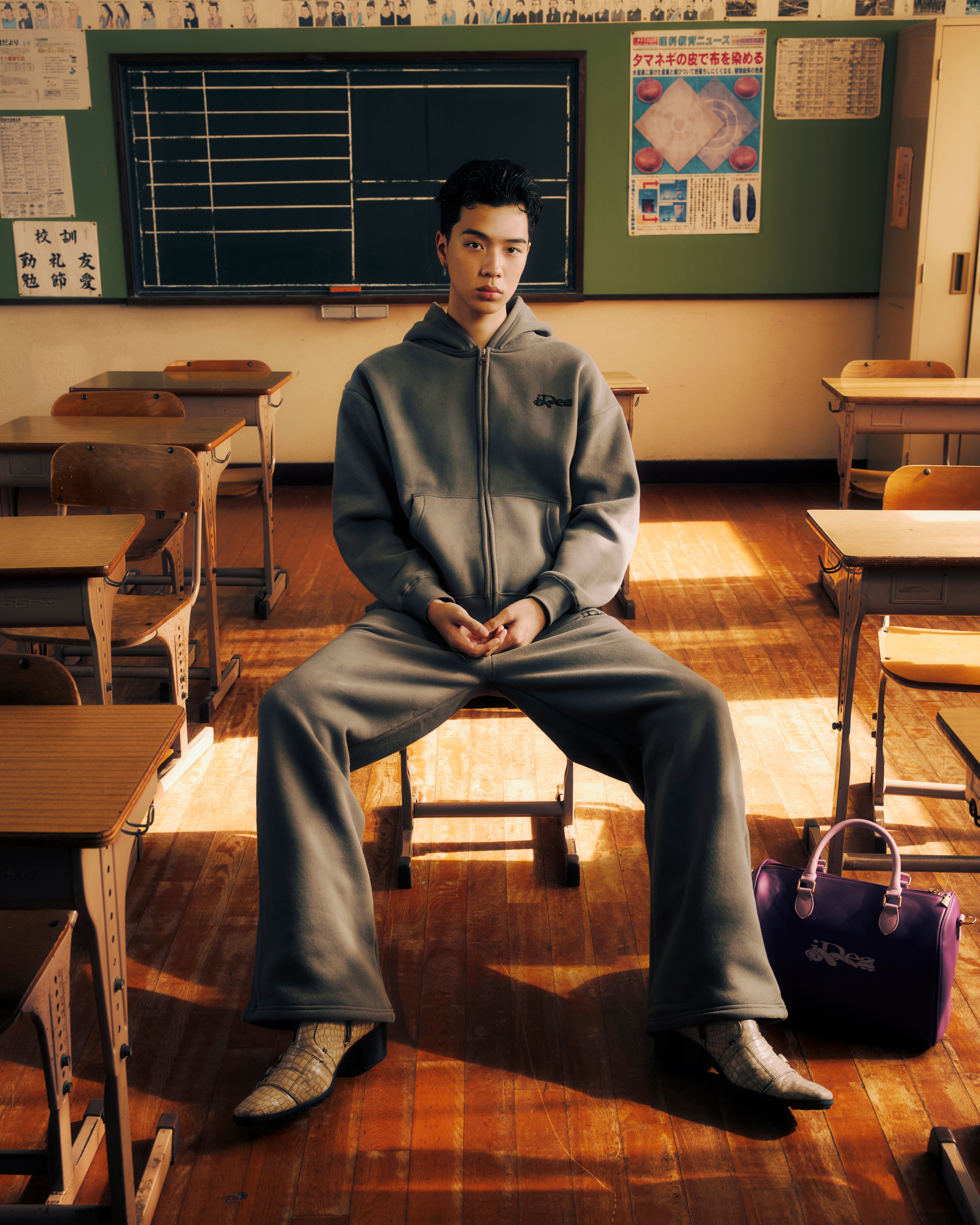 OUROBOROS ZIP HOODIE (Grey) – IDEASWAM