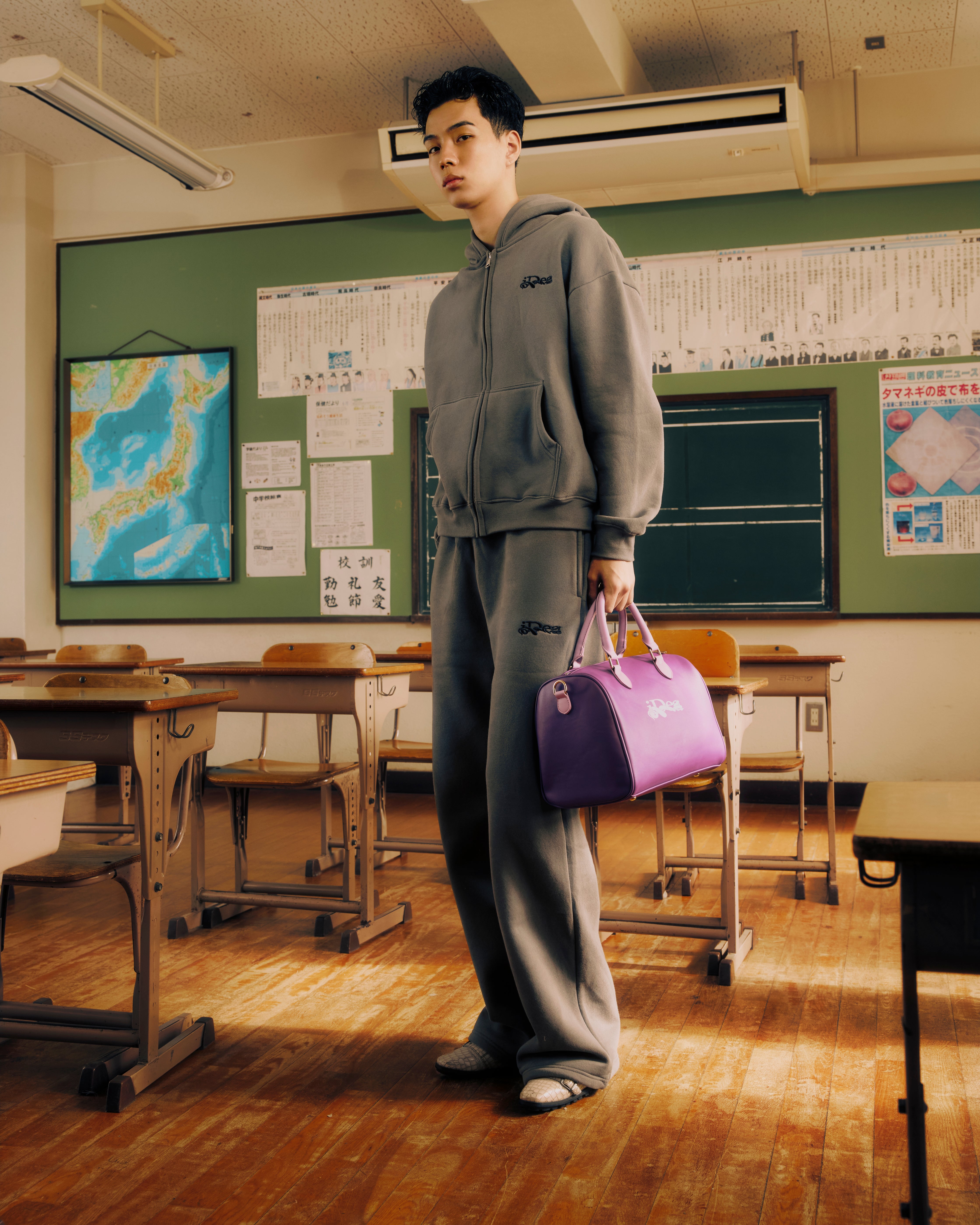 OUROBOROS ZIP HOODIE (Grey) – IDEASWAM