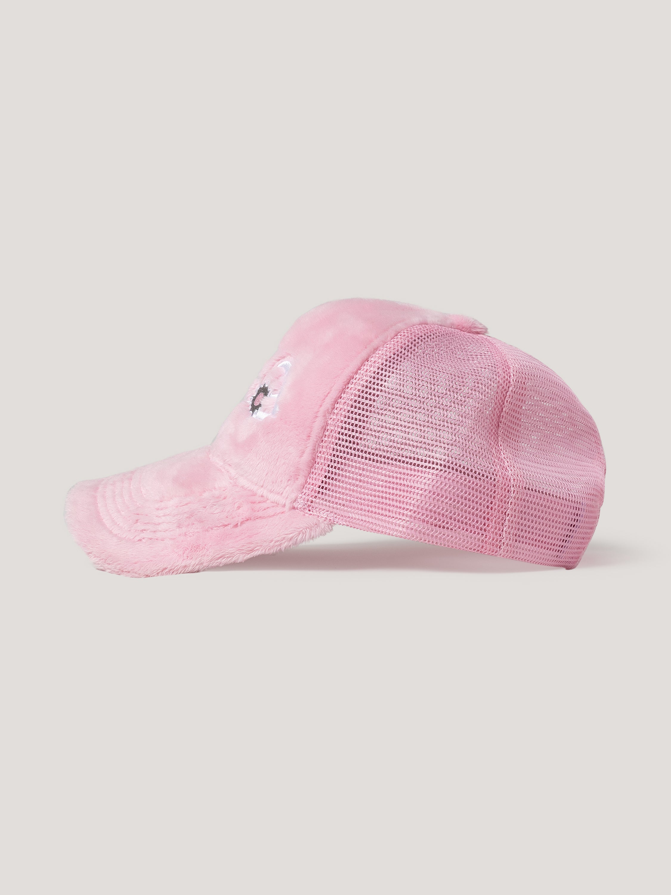 Head Shot Velour Trucker Cap (Pink) – IDEASWAM