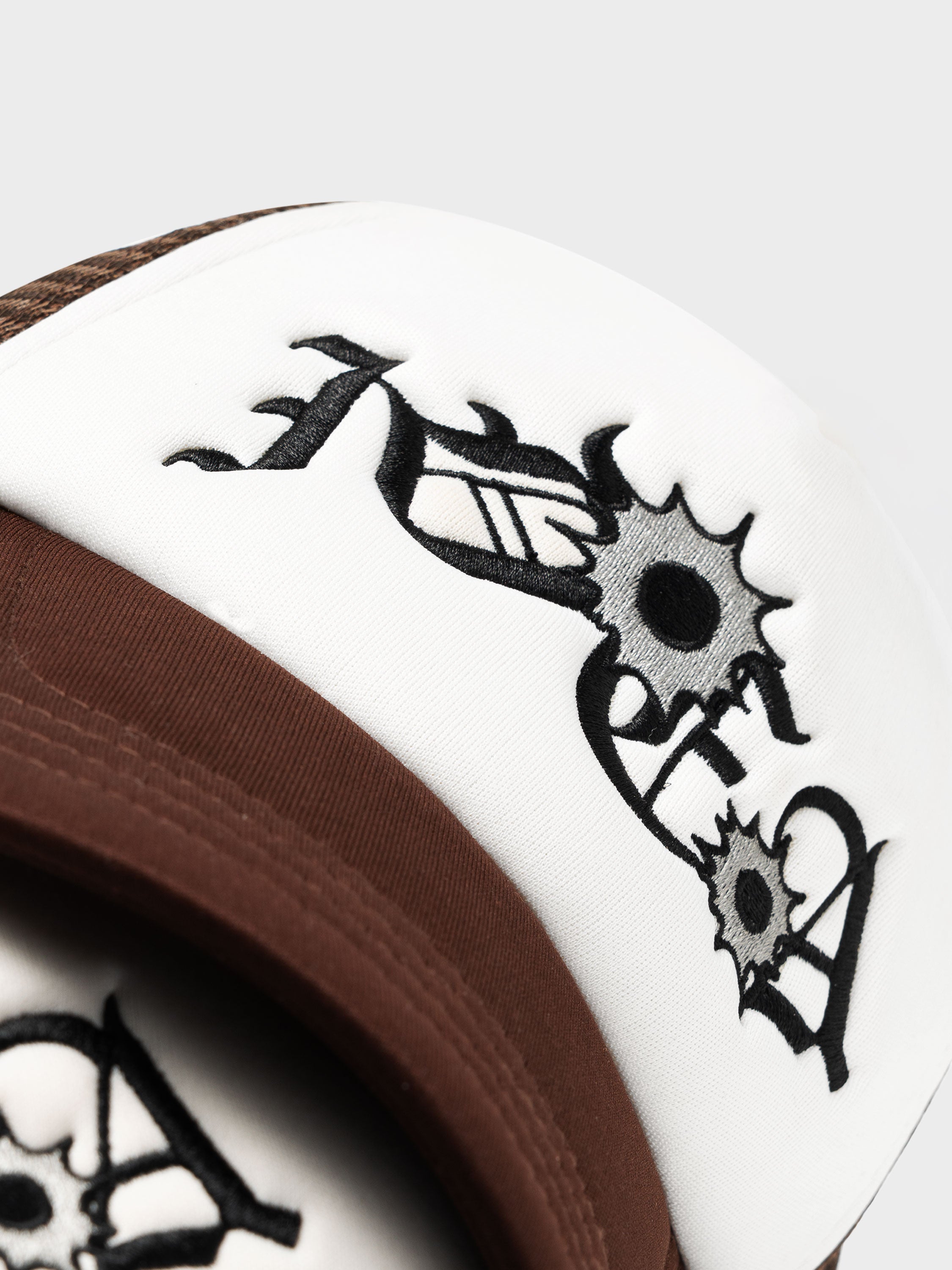 Head Shot Trucker Cap (Brown) – IDEASWAM