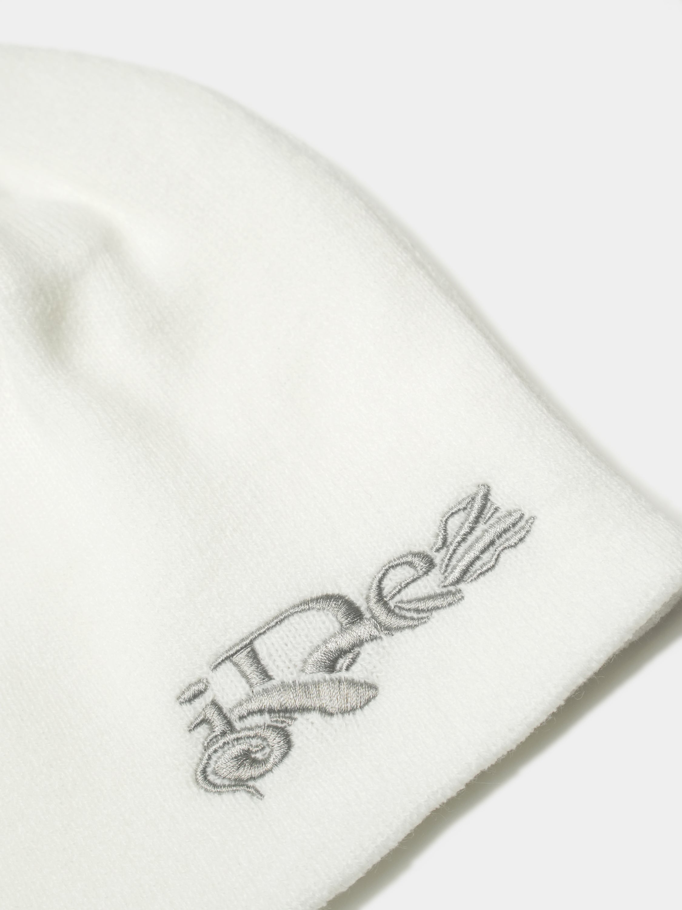 OUROBOROS LOGO BEANIE (White) – IDEASWAM