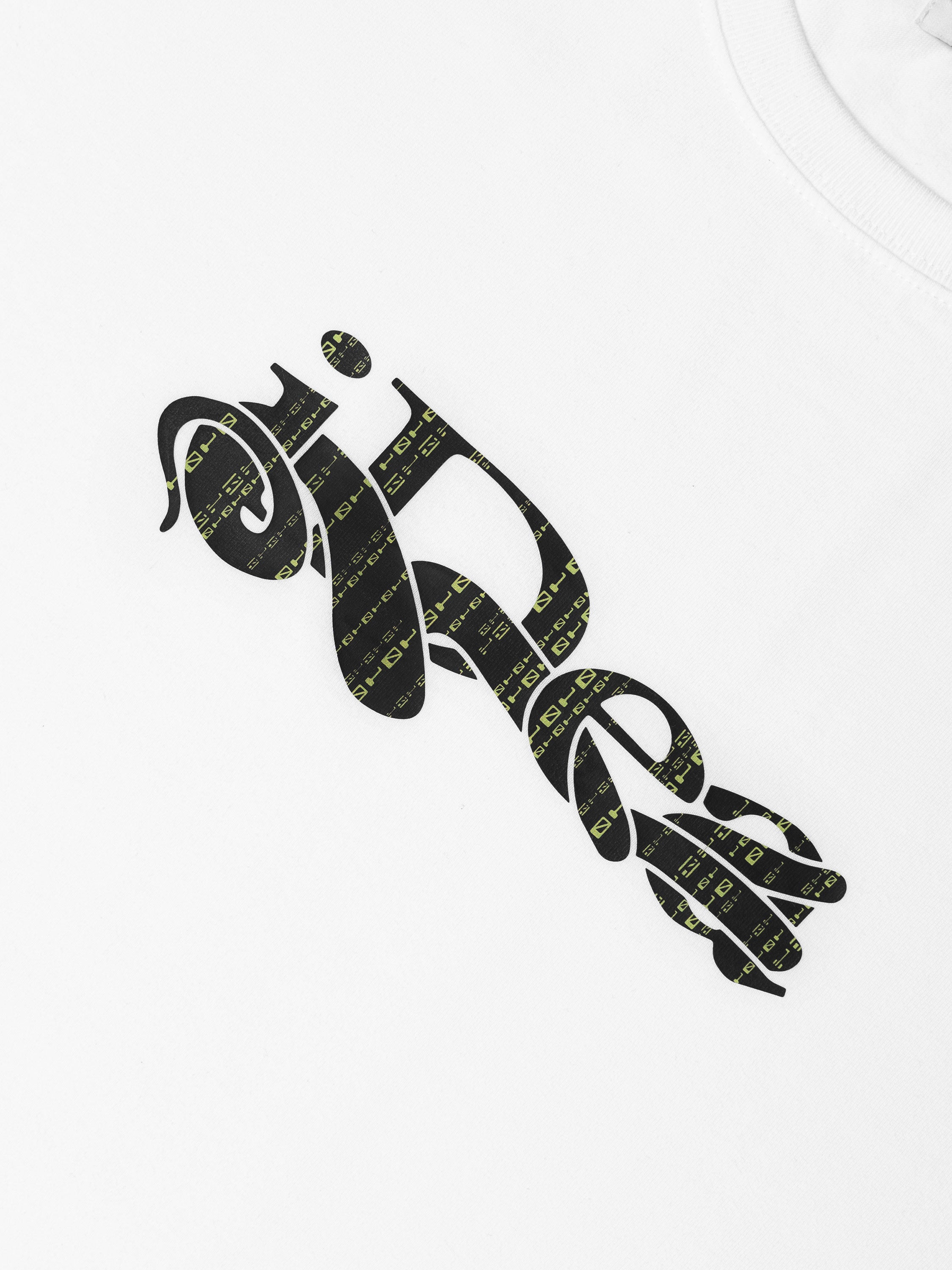 Sサイズ IDEASWAM OUROBOROS LOGO TEE MATRIX OUROBOROS LOGO TEE MATRIX (White) – IDEASWAM