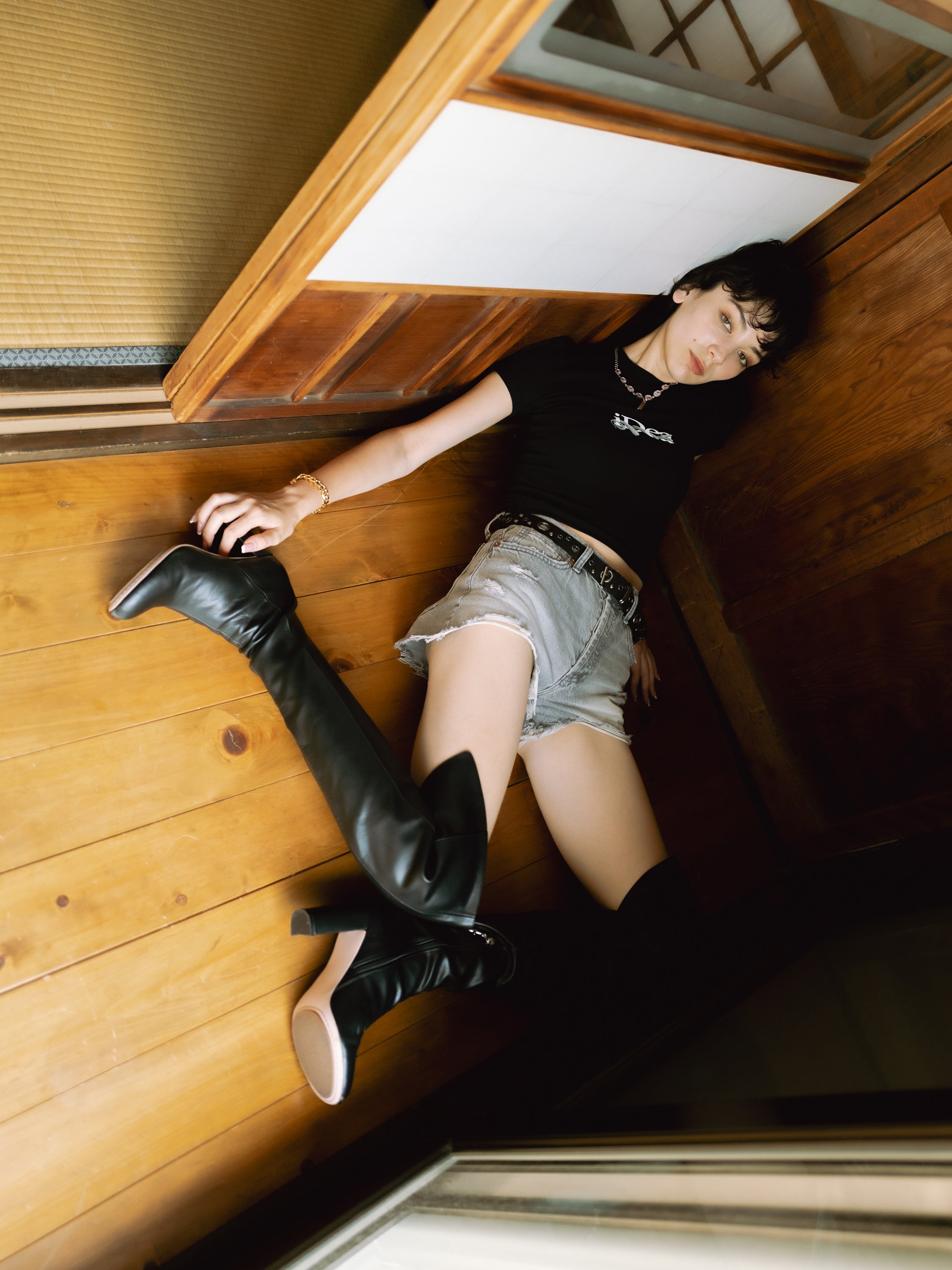 OUROBOROS MINI TEE (Black) – IDEASWAM OUROBOROS MINI TEE (Black) – IDEASWAM