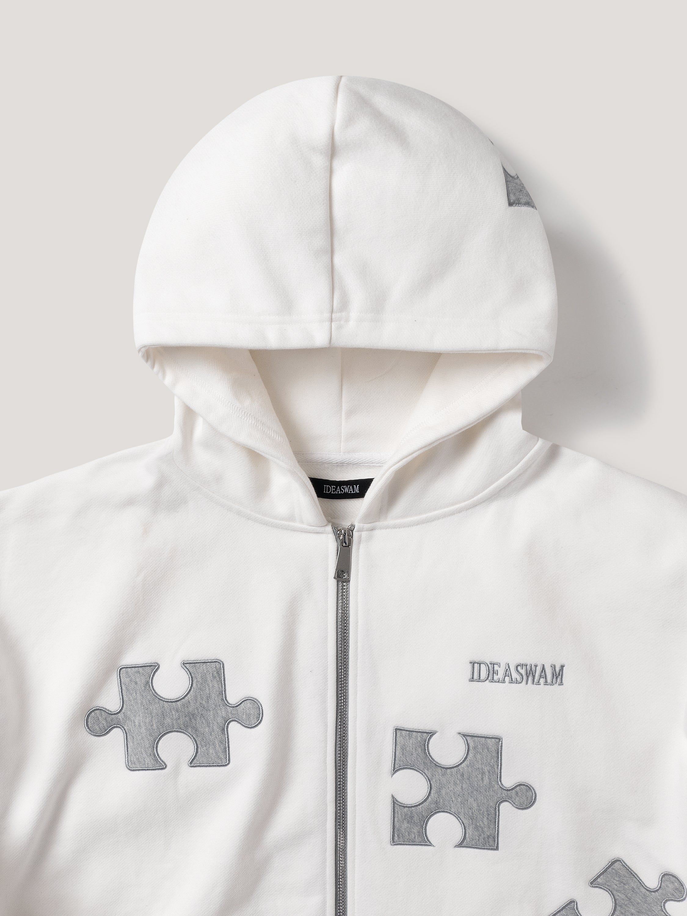 Puzzle Hoodie (White)