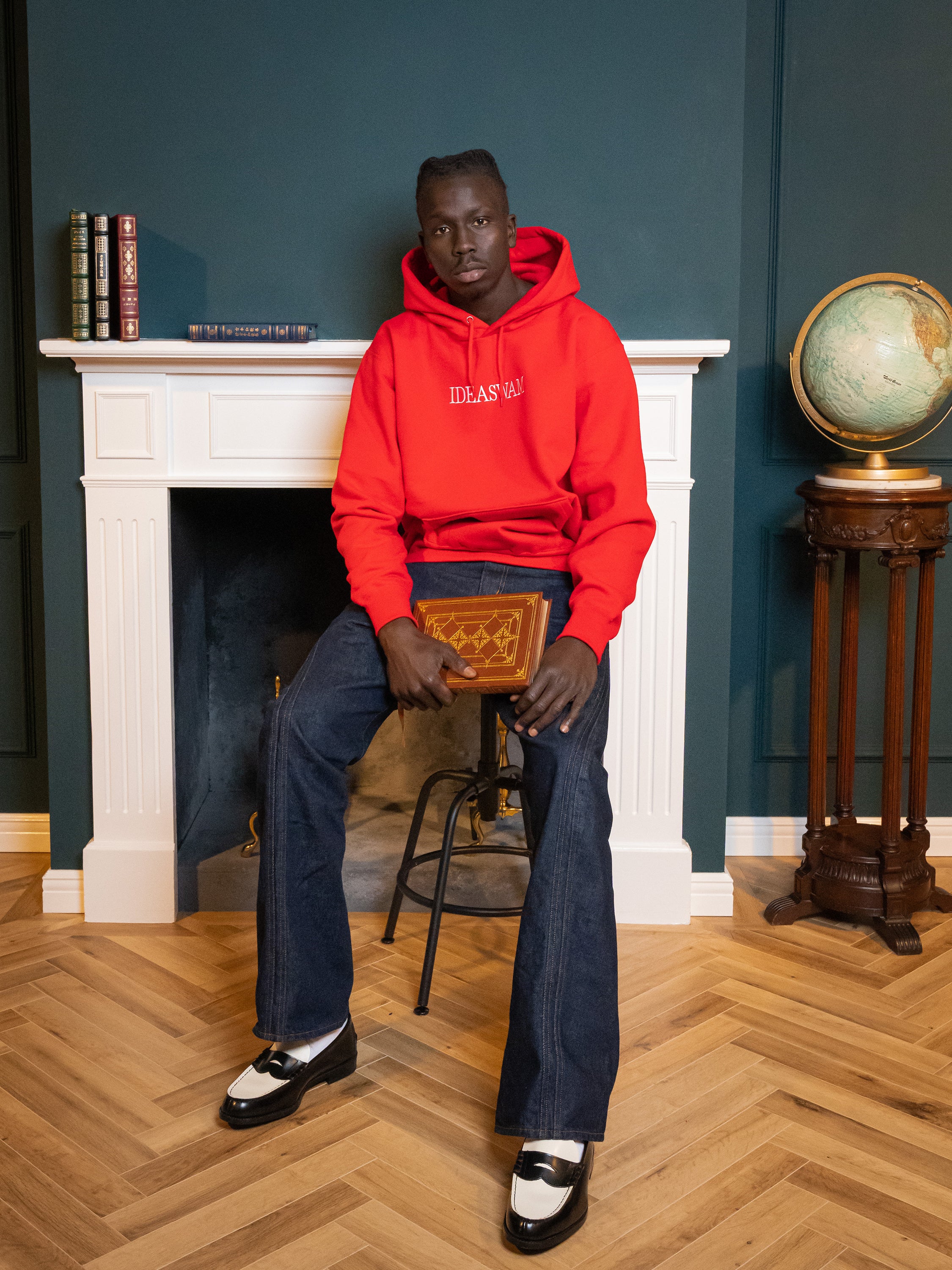 その他ブランド / IDEA SWAM/パーカー/XL/コットン/RED IDEASWAM LOGO HOODIE (Red)