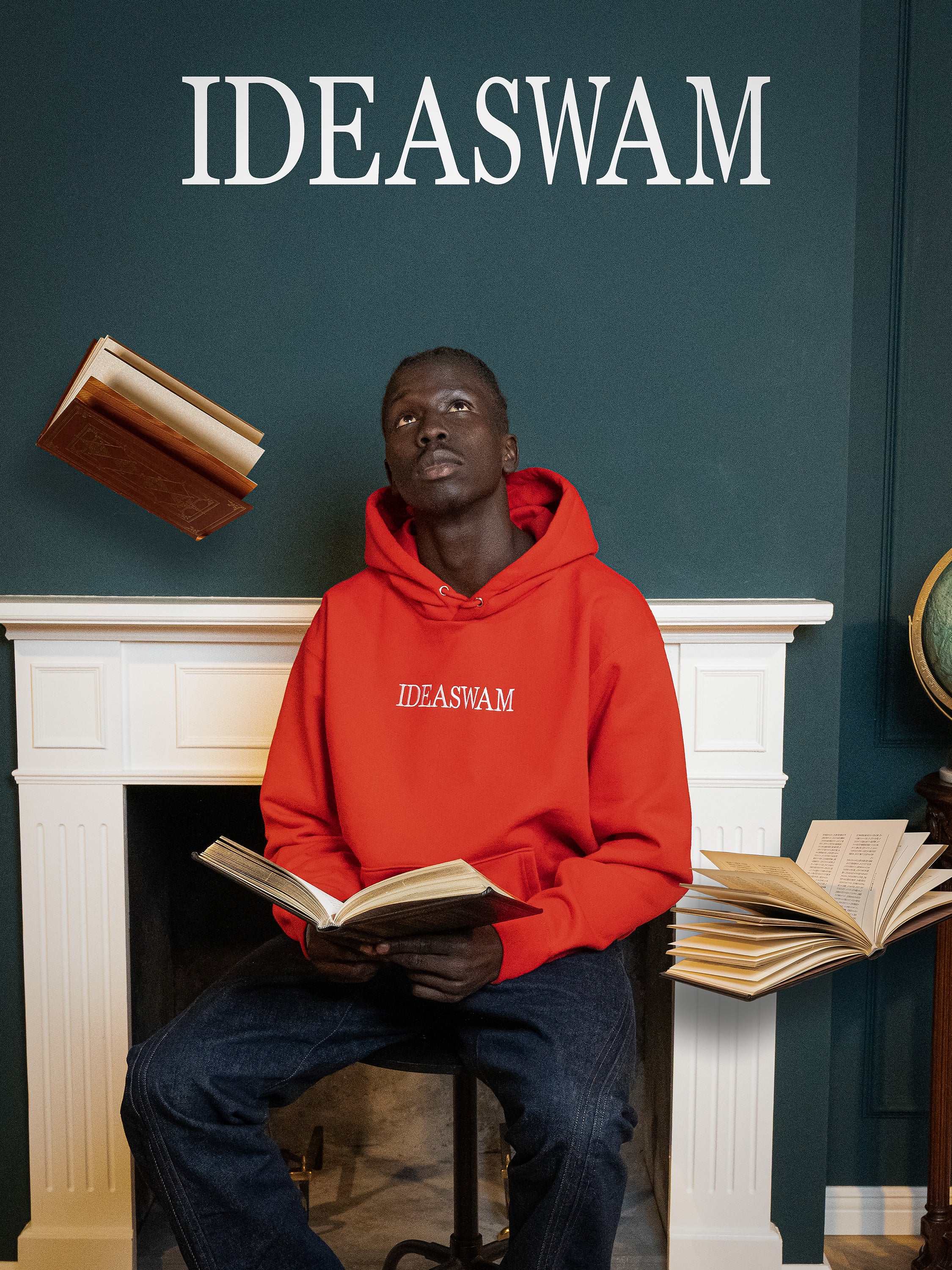 Ideaswam Logo Hoodie (Red)