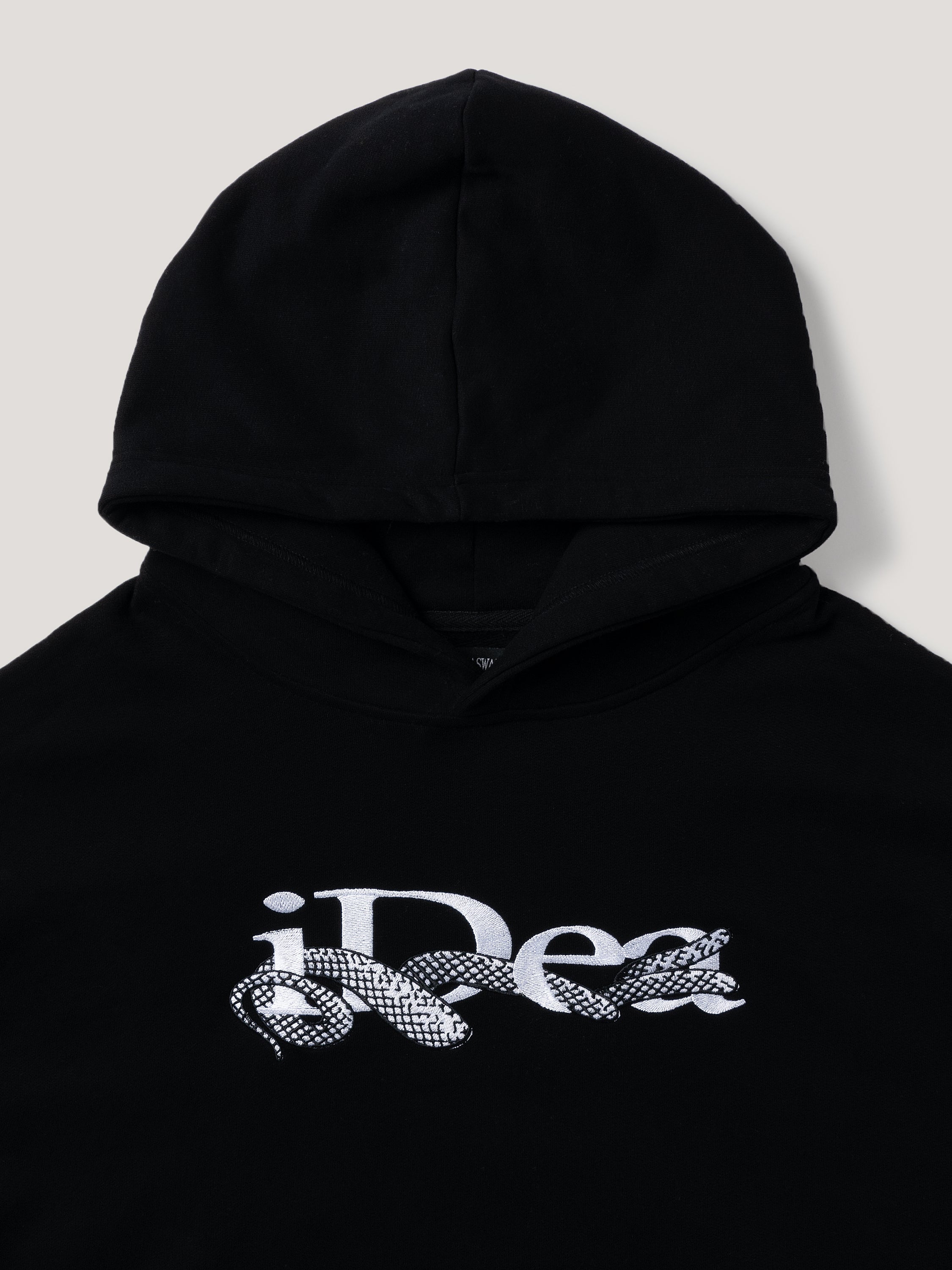 Snake Logo Hoodie (Black) – IDEASWAM